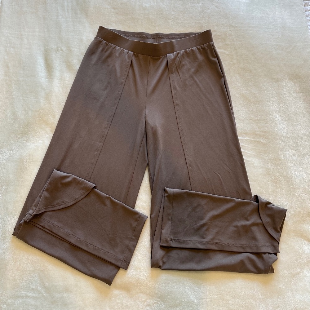 H by Halston Fly Away Brown Womens Pants Size Small